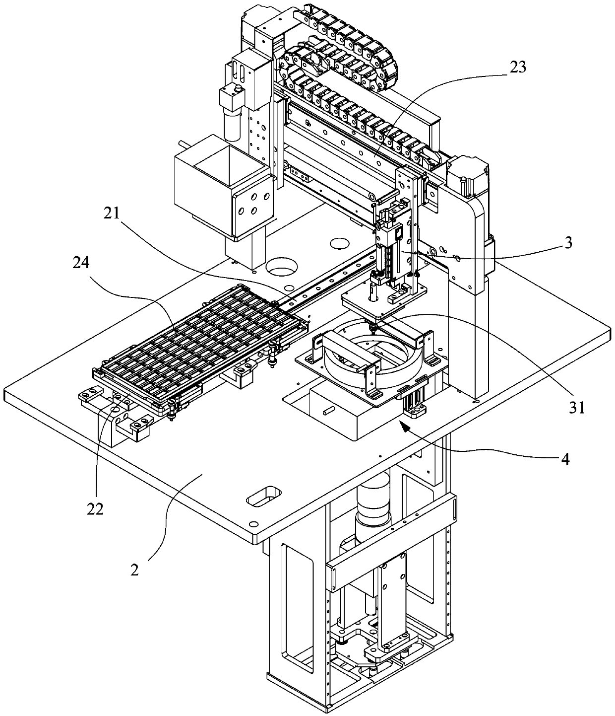 Semiconductor component appearance inspection equipment and its optical path structure