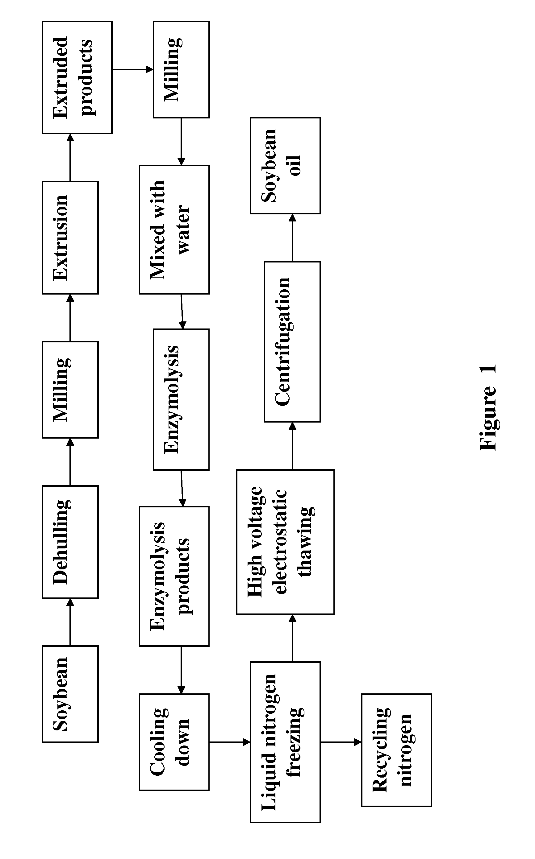 Method for Aqueous Enzymatic Extraction of Soybean Oil