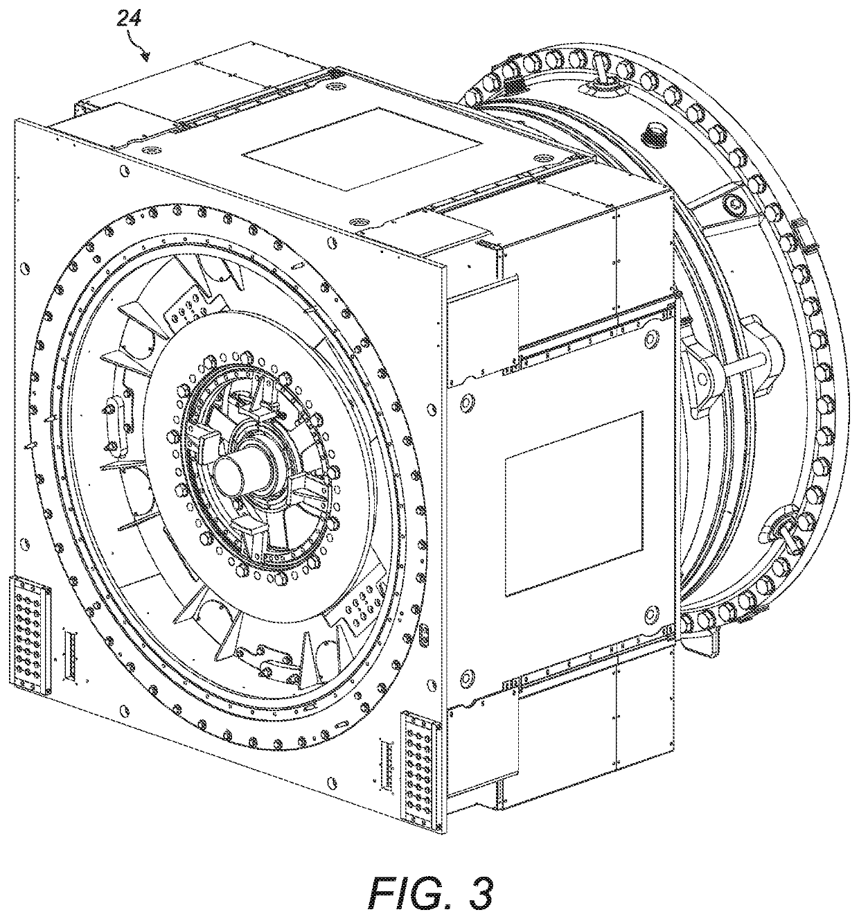 A generator rotor assembly