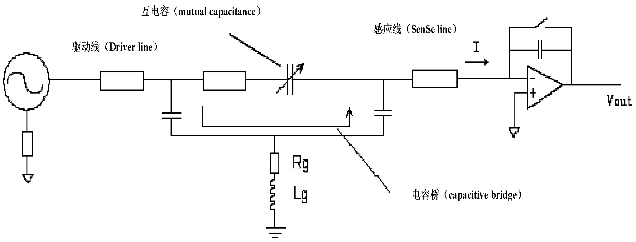 Embedded type touch control display device