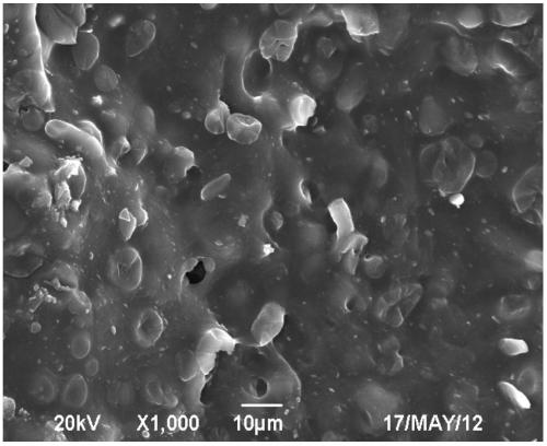 PVA/ABS corrosion-resistant, high-toughness permanent antistatic composite material and preparation method thereof