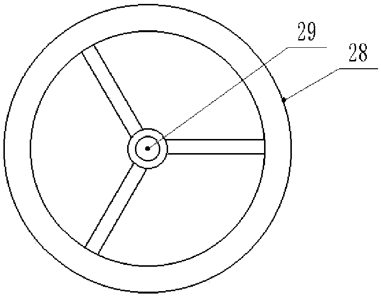 Painting device for valve handwheel