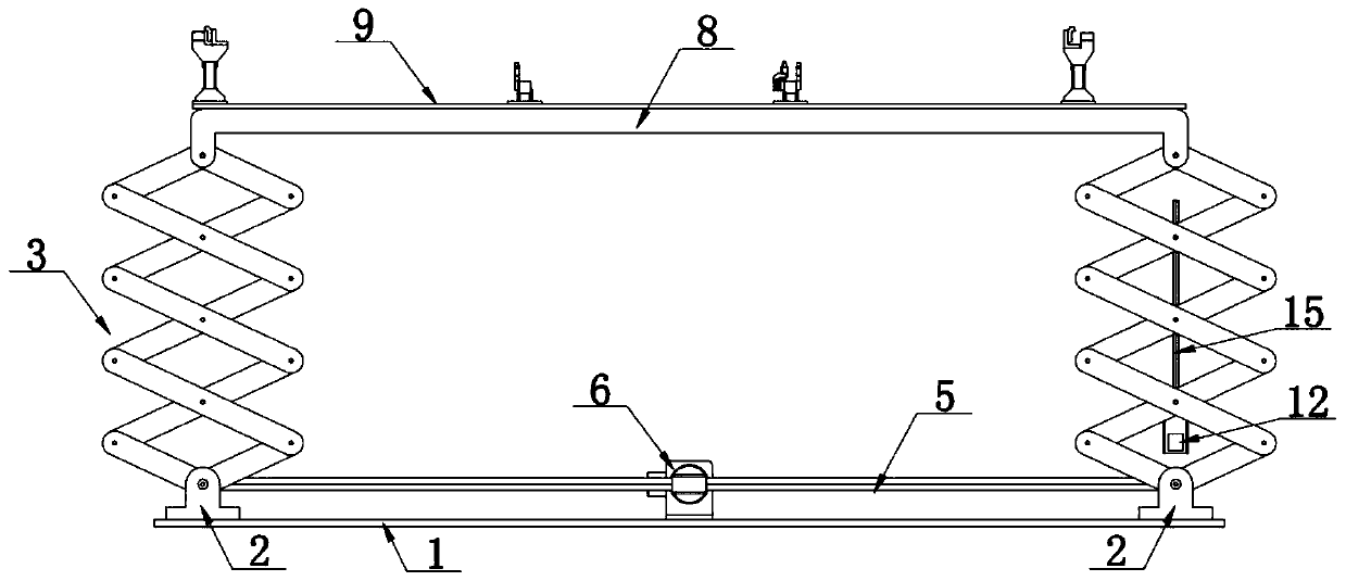 Swing conveying device and body-in-white conveying line