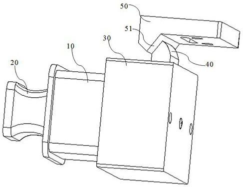 Pressing type door lock structure