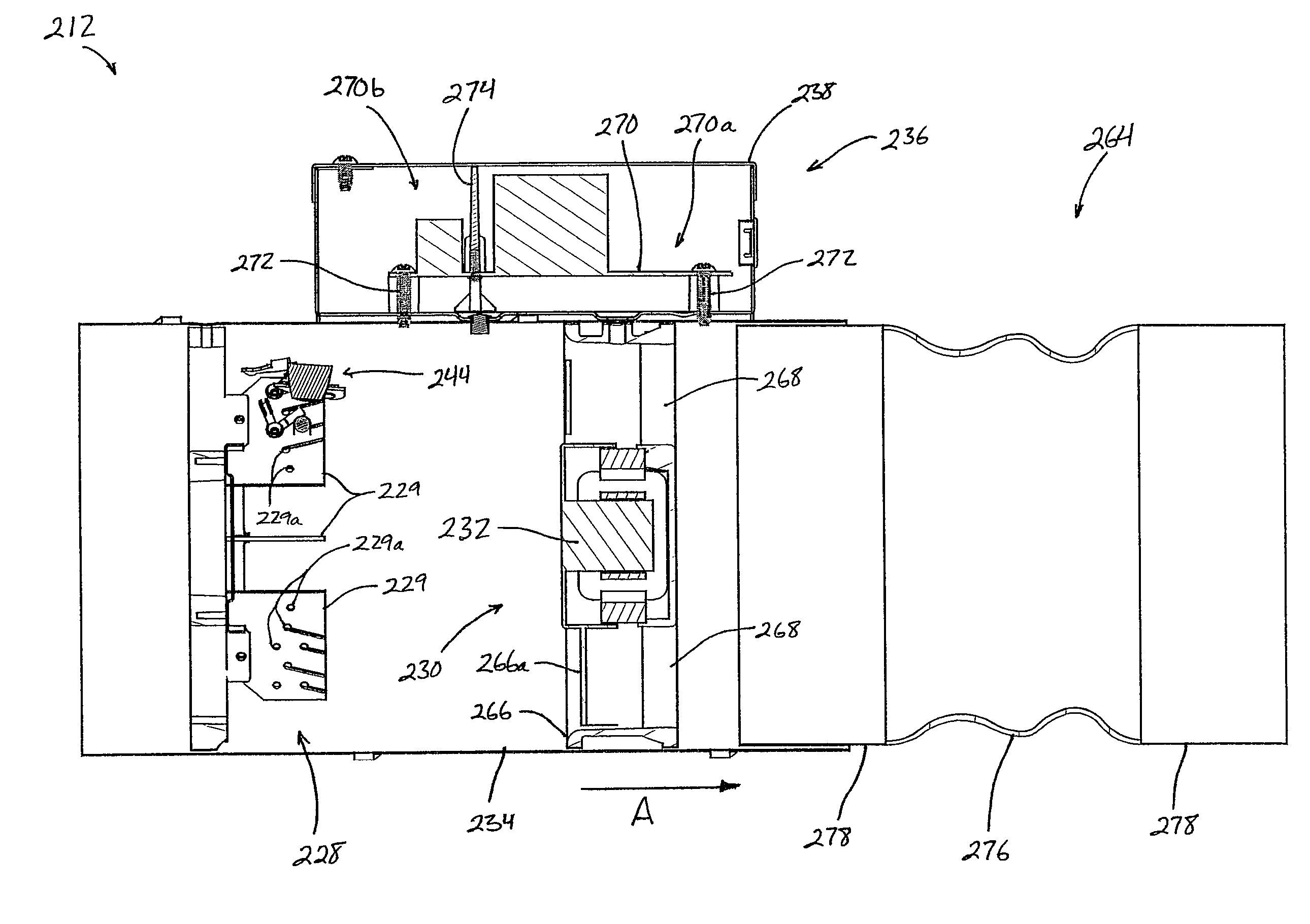In-line duct supplemental heating and cooling device and method