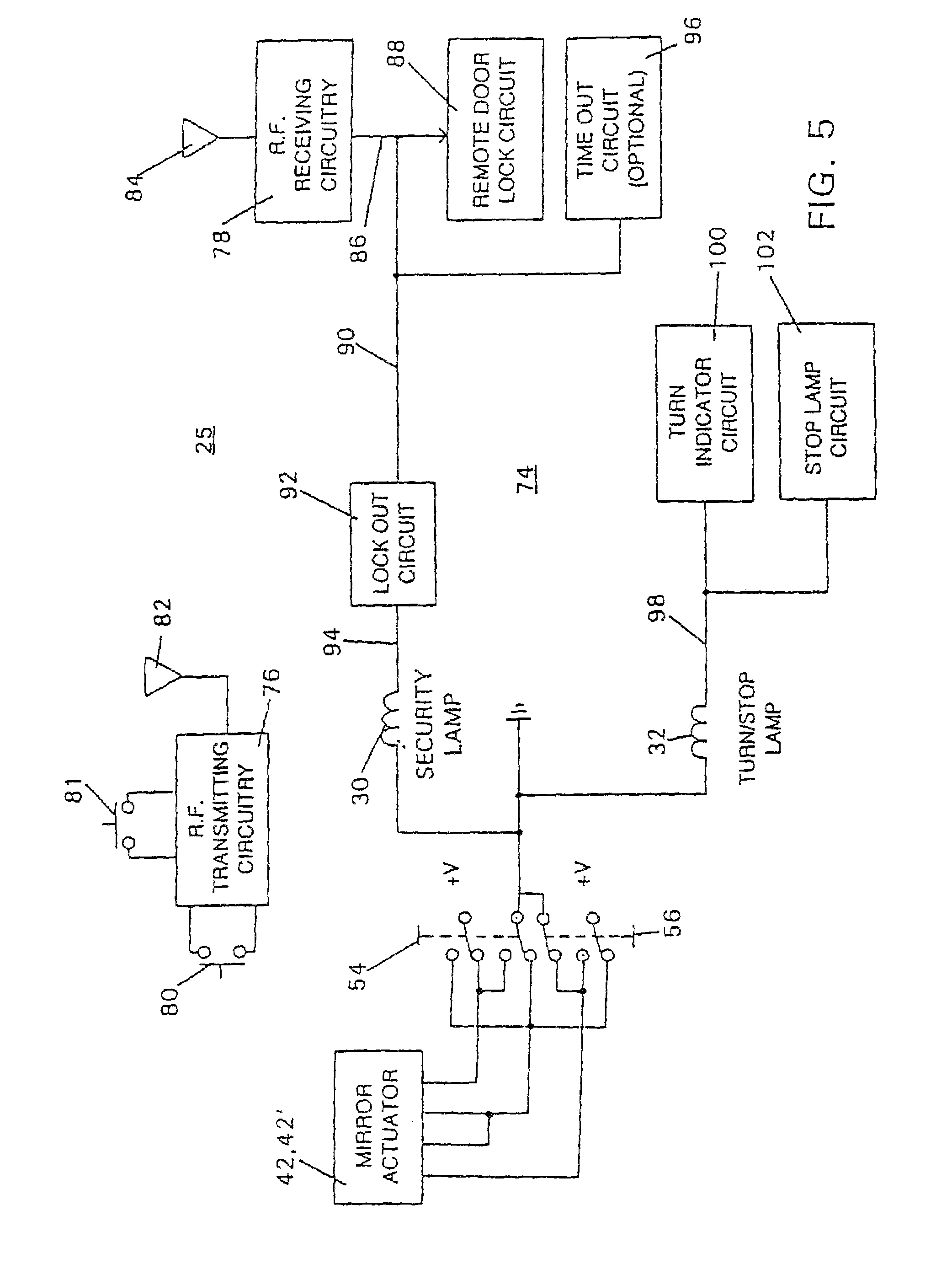 Exterior mirror vision system for a vehicle