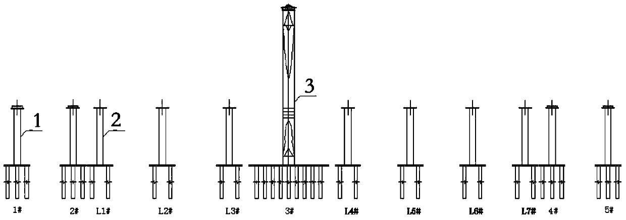 A construction method for cable bridge system conversion suspension cable tensioning in place at one time