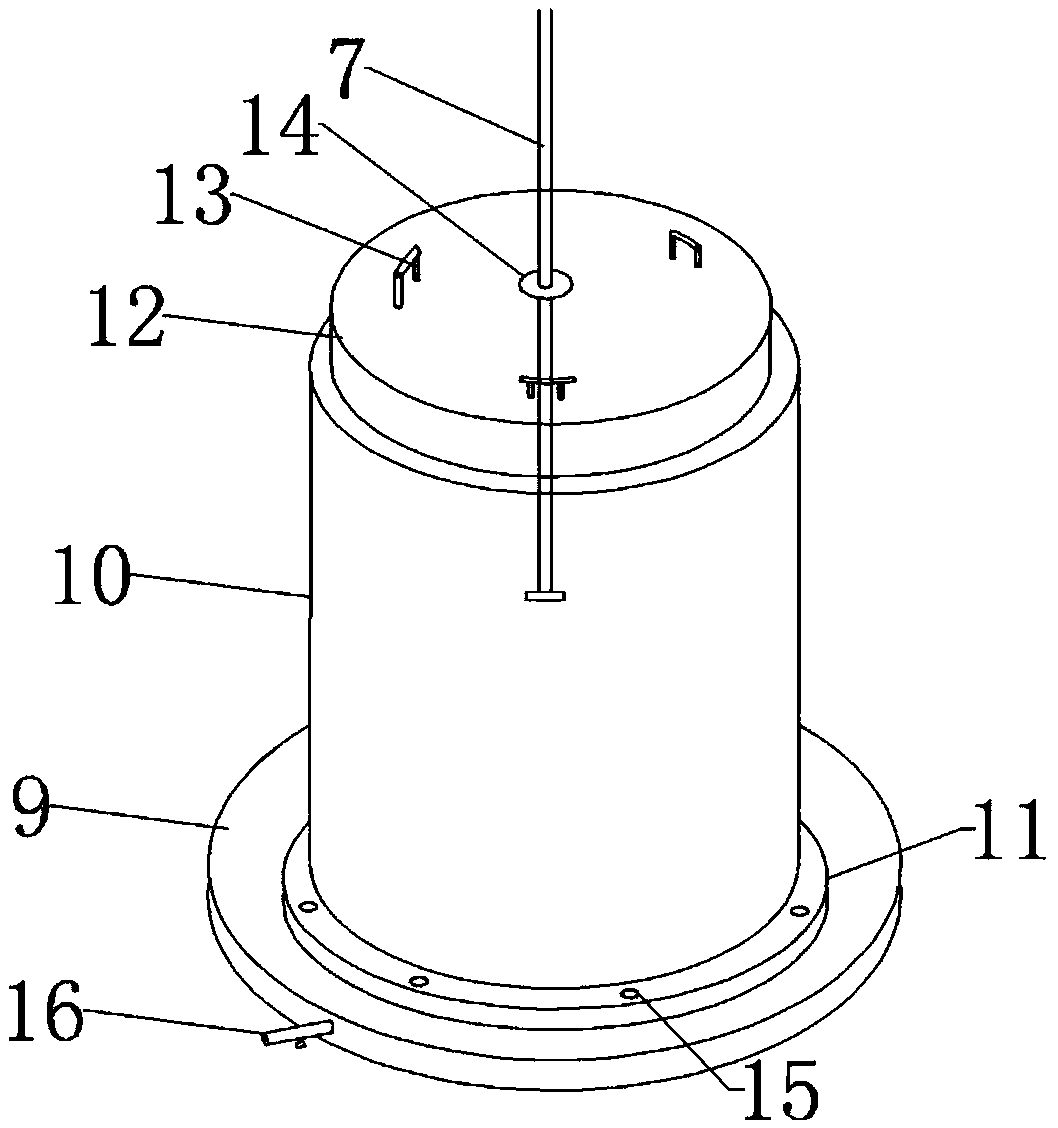 Saturated clay sample strength and strain softening parameter measuring device based on full-flow penetration