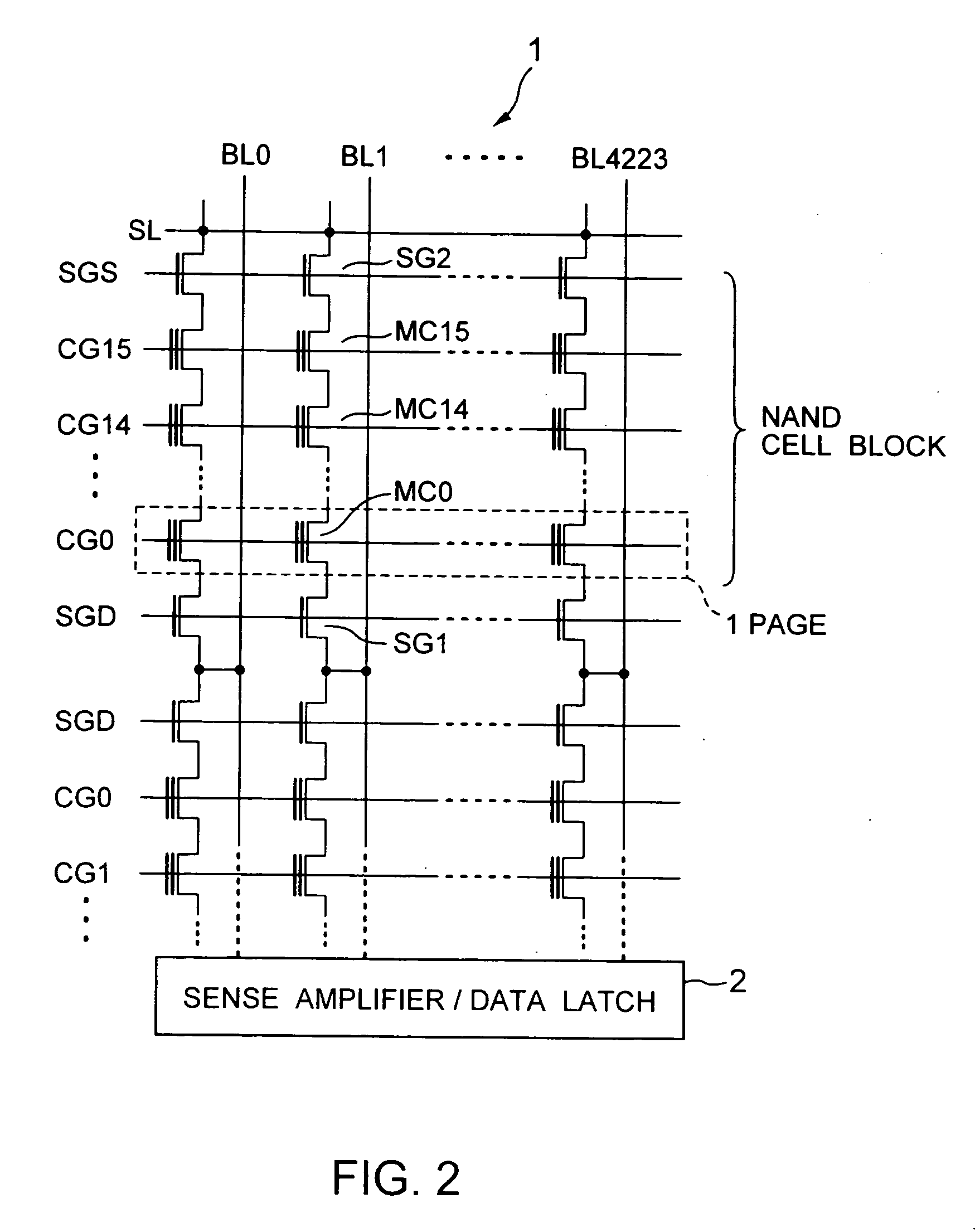 Non-volatile semiconductor memory device