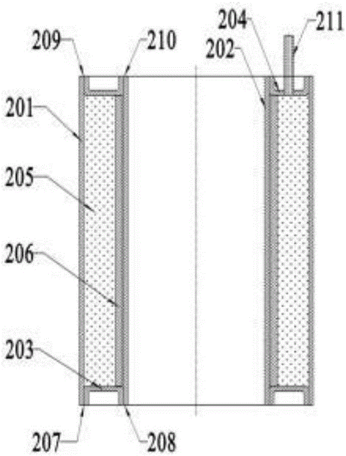 Preparing method for particle reinforcement aluminum matrix composite large-size thick-wall pipe material