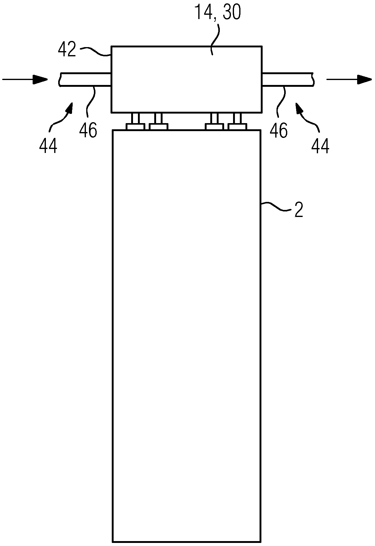 Switchgear cabinet comprising a closed housing and a cooling device