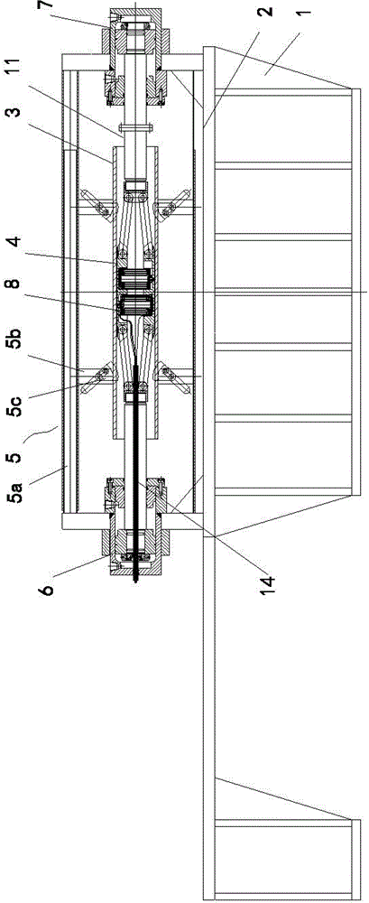 Hydraulic press special for integral compound bulging of automatic driving axle