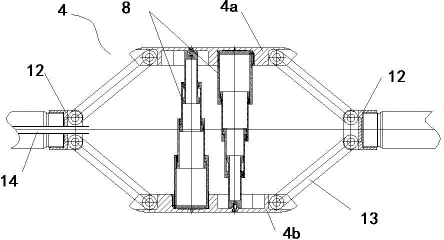 Hydraulic press special for integral compound bulging of automatic driving axle