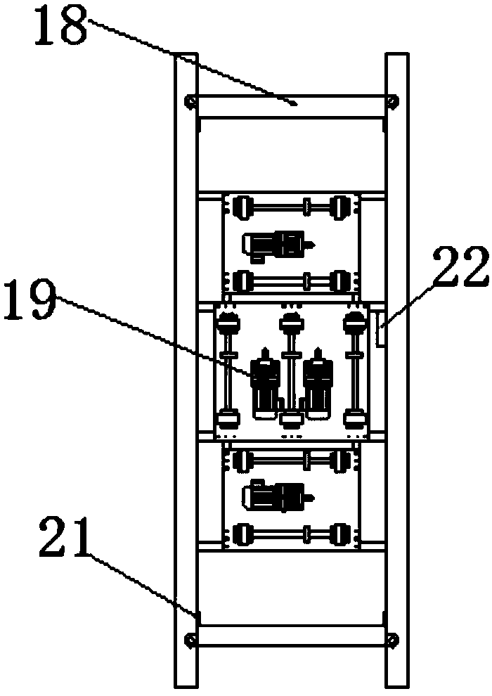 A three-dimensional garage dispatching control device