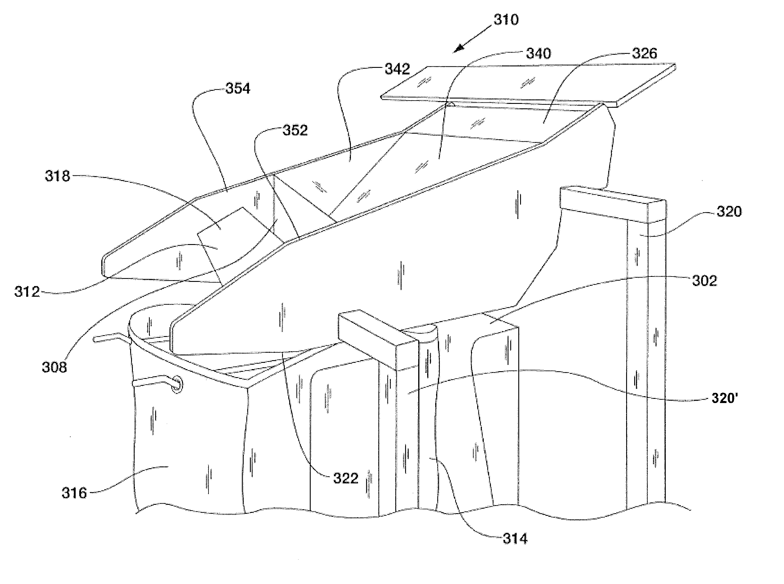 Dual-position chute for parcel handling