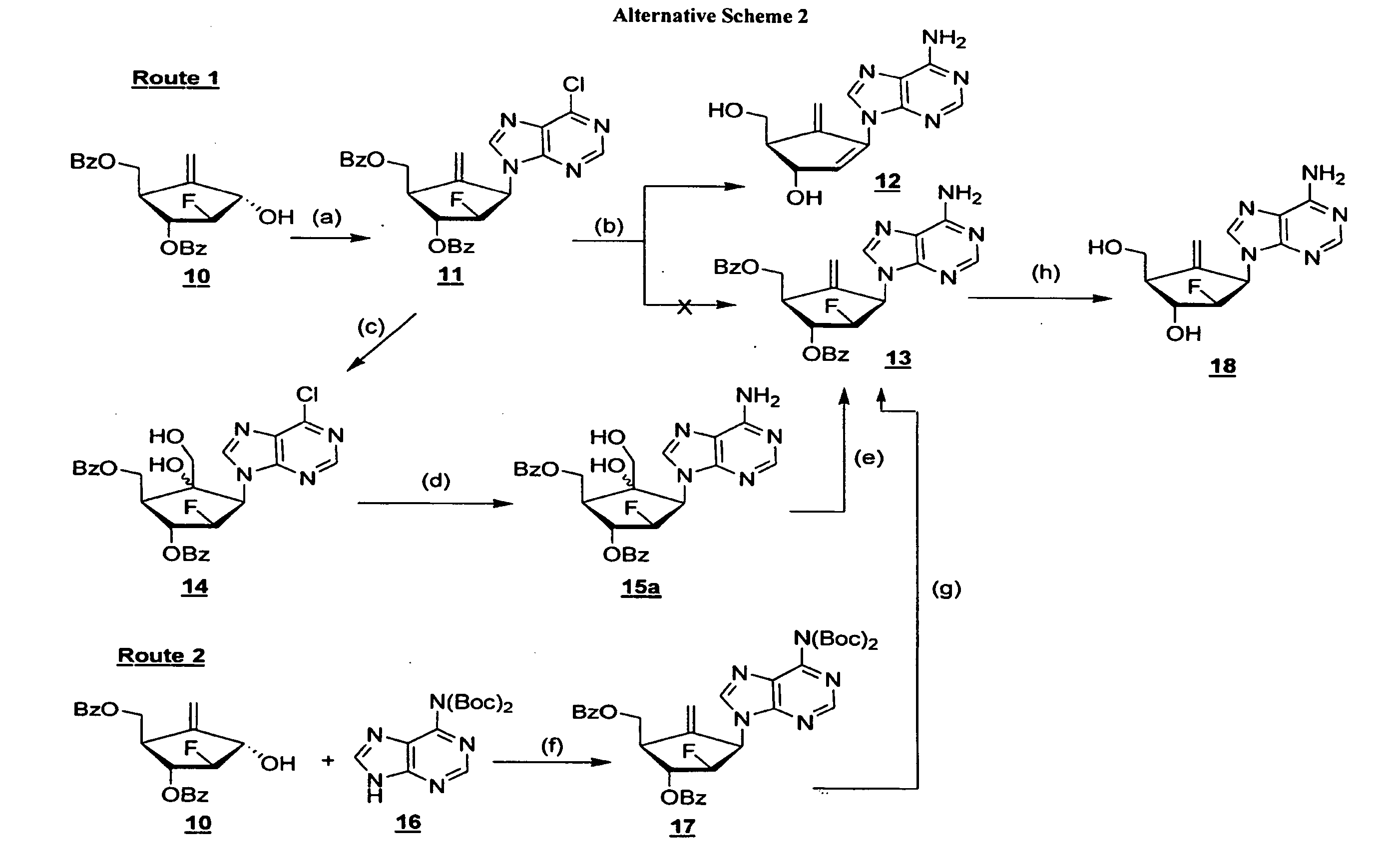 2'-fluoro-6'-methylene carbocyclic nucleosides and methods of treating viral infections