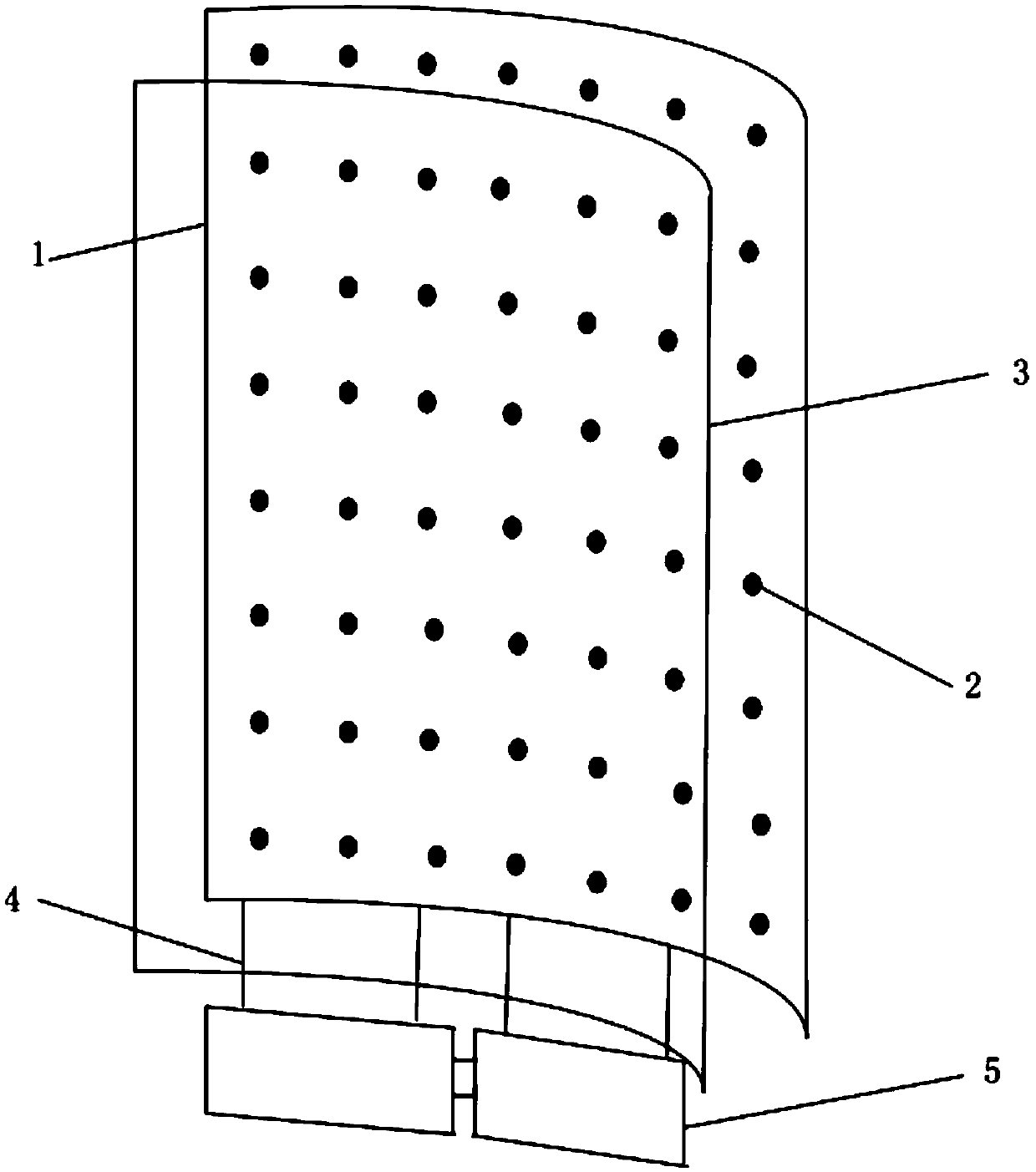 LED display screen formed by transparent film and manufacturing method thereof