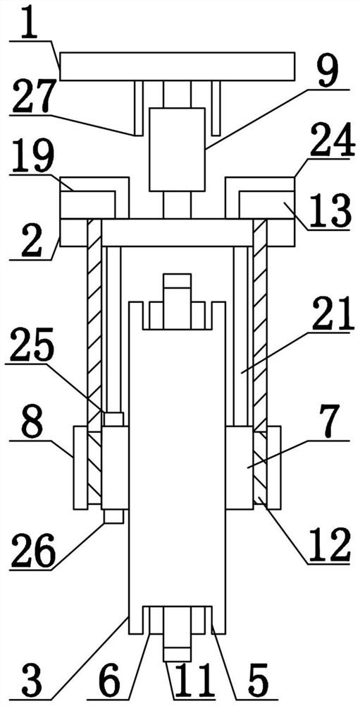 A shockproof gravity caster