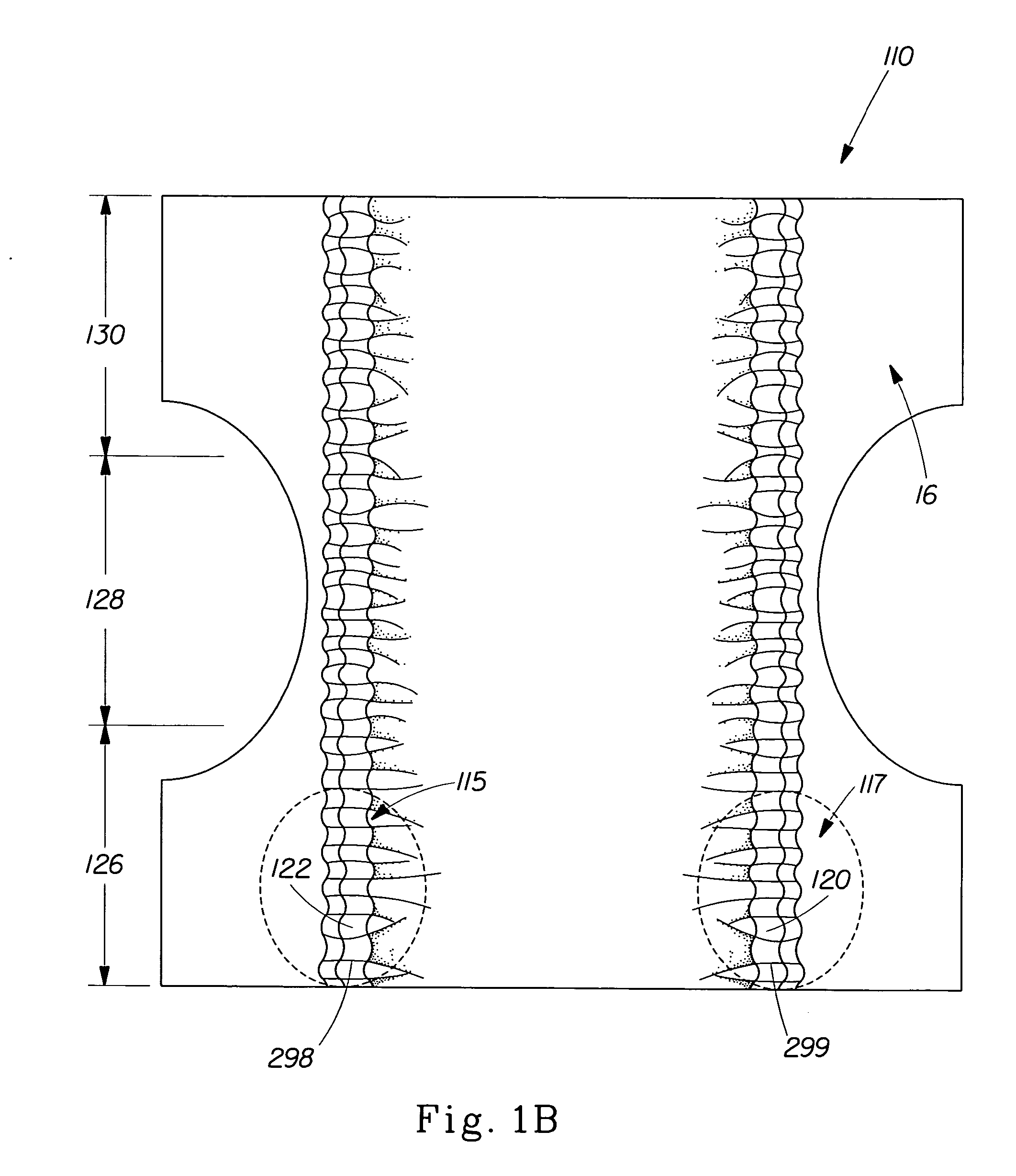 Absorbent article with heat deactivated area