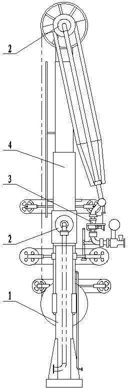 Ship-use low-temperature fluid loading and unloading device