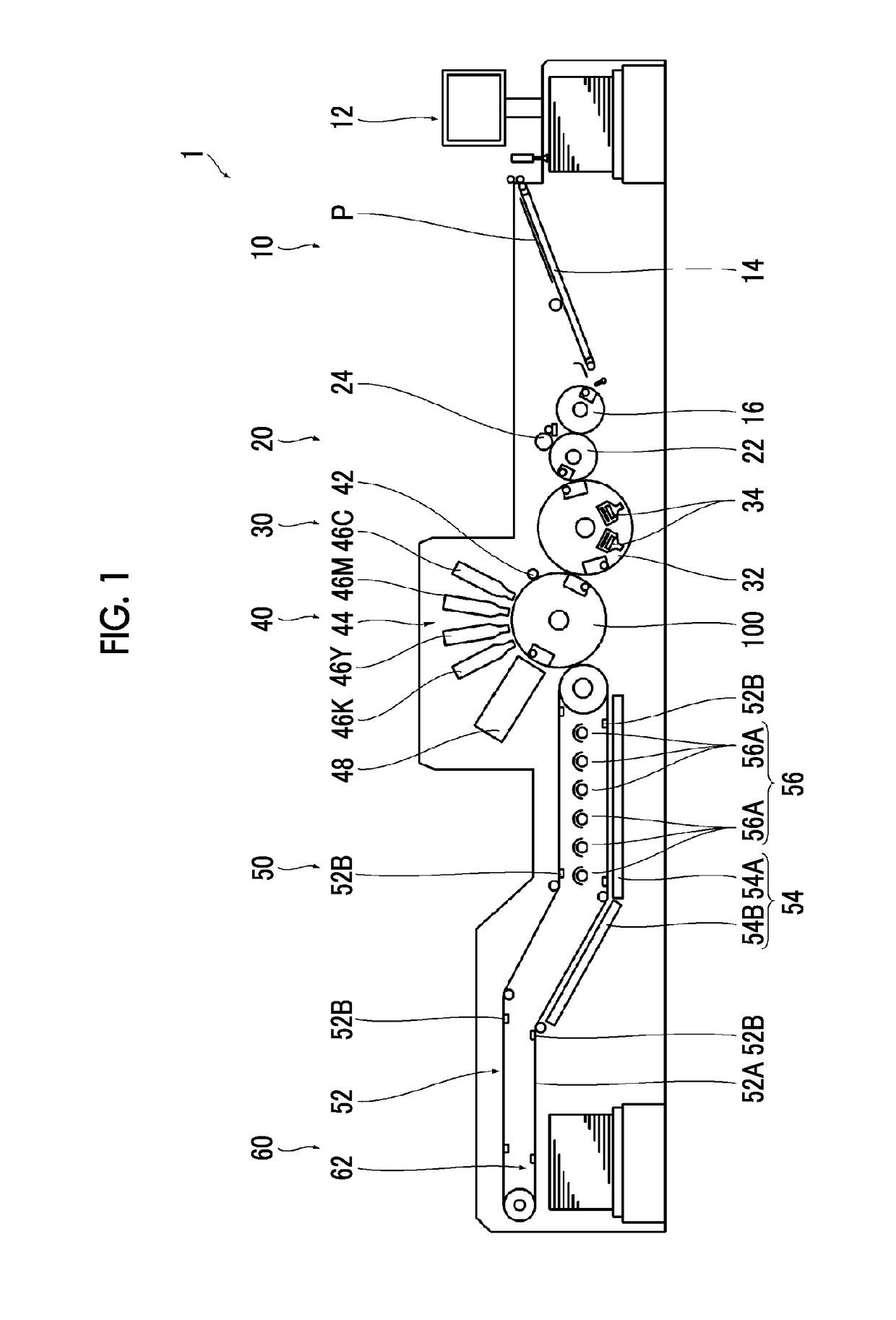 Ink jet recording device and density unevenness correction method therefor