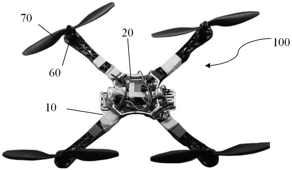 A quadrotor aircraft and a control method thereof