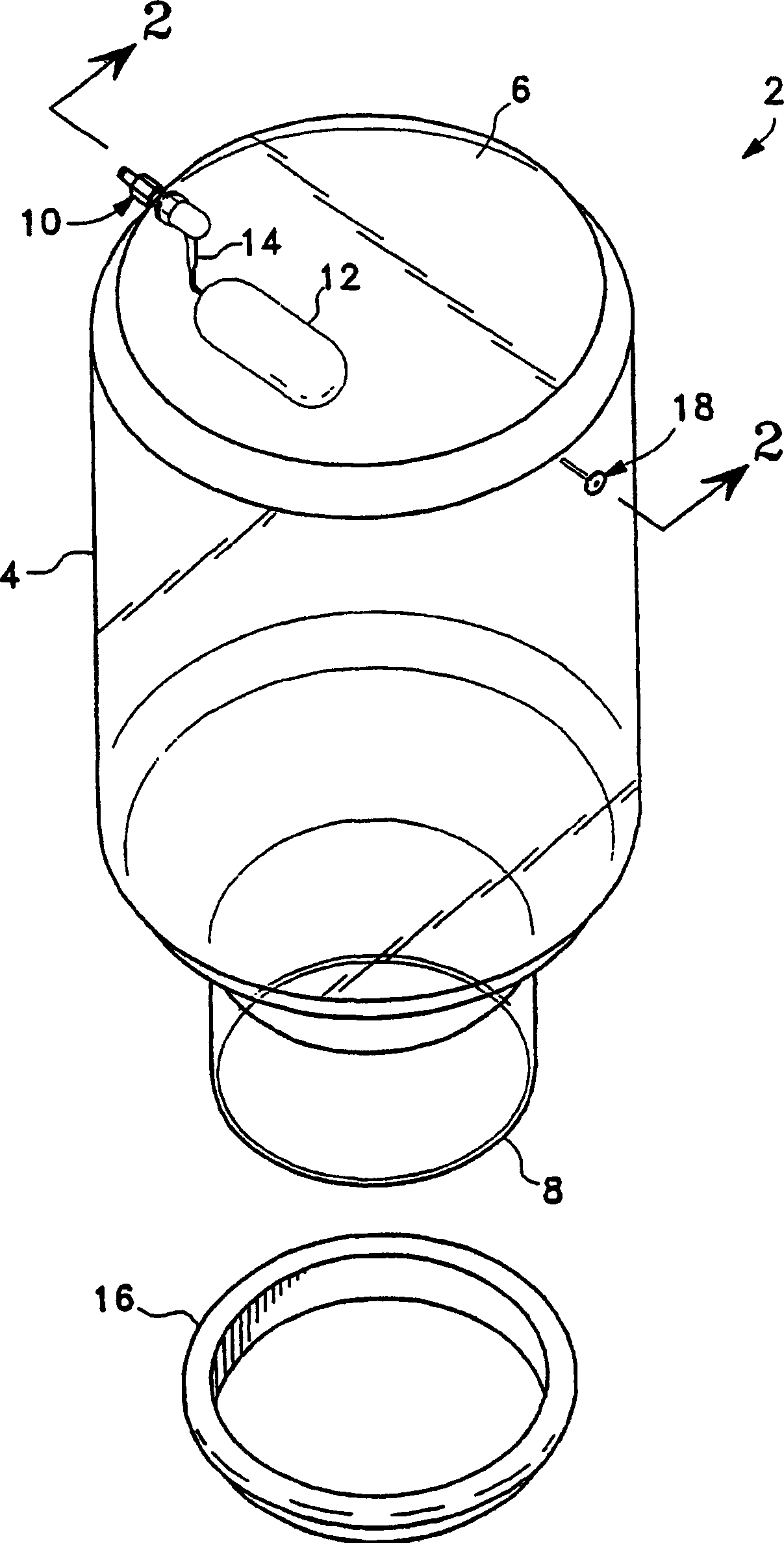 Continuous-flow drinking fluid dispenser
