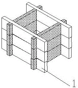 Fixing device and method of steel billet in stuffy slag pit