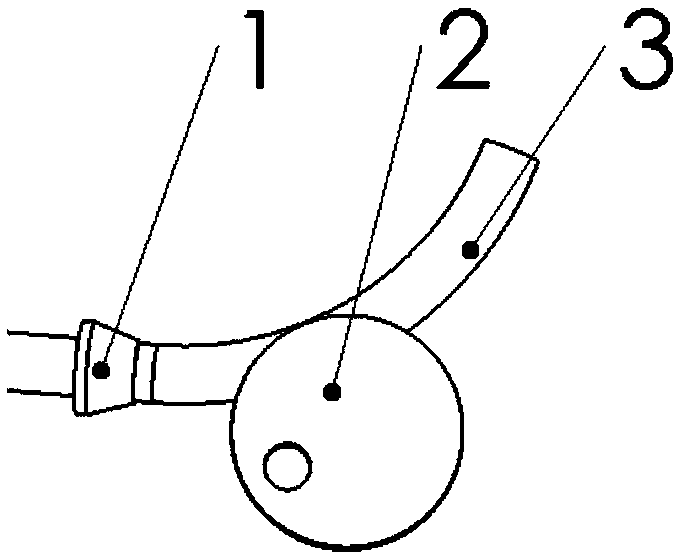 Eccentric-wheel-based variable-curvature bending method for metal pipe