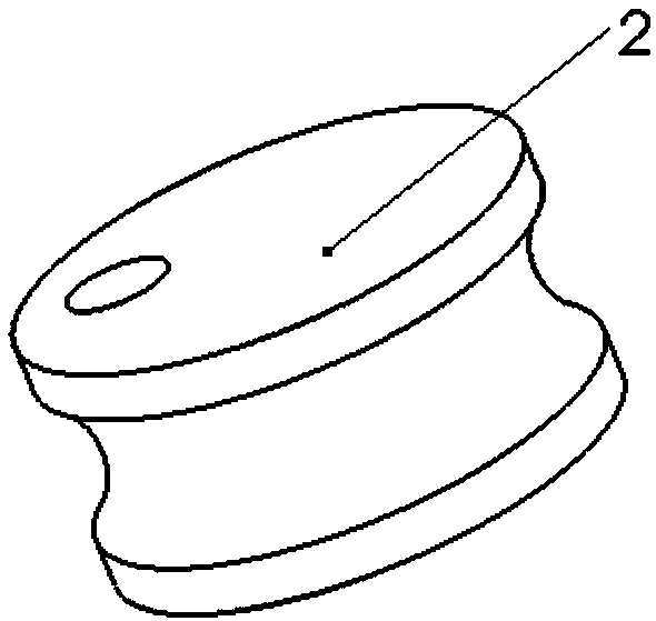 Eccentric-wheel-based variable-curvature bending method for metal pipe