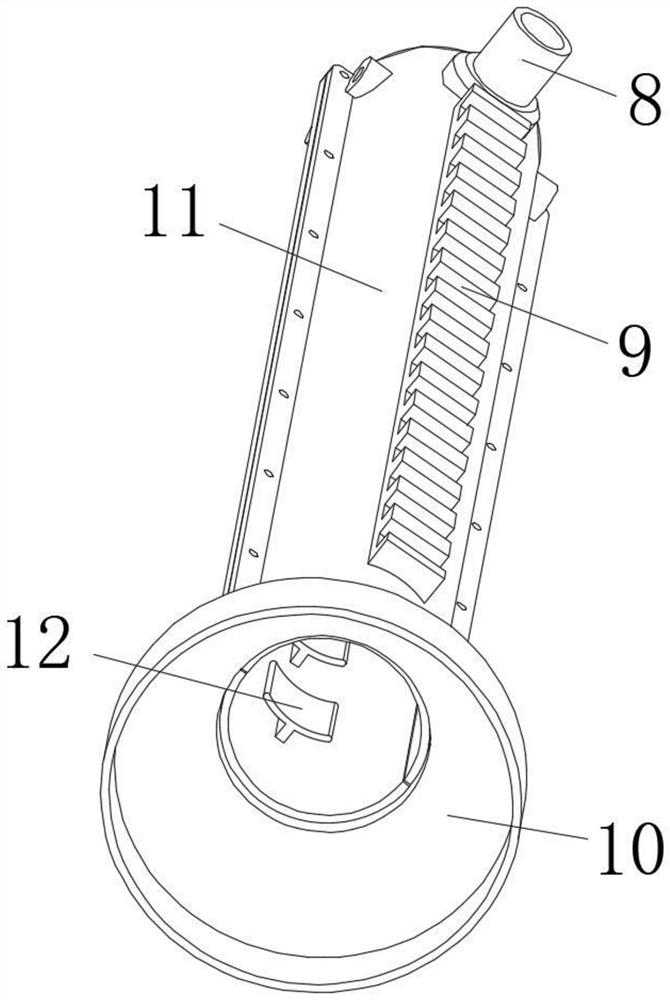 Device for cleaning sediment at pile bottom and using method