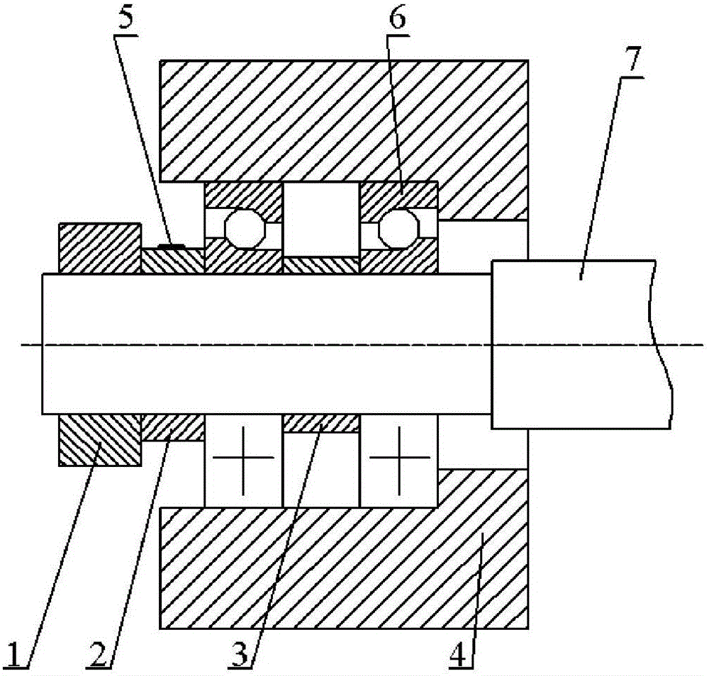 Test optimization method for pre-tightening force of ball screw of feeding system of numerical control machine tool