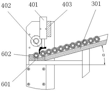 Automatic feeding device for small bearings