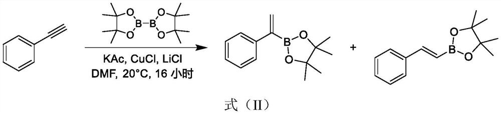 Synthesis method of 1-phenylvinyl borate