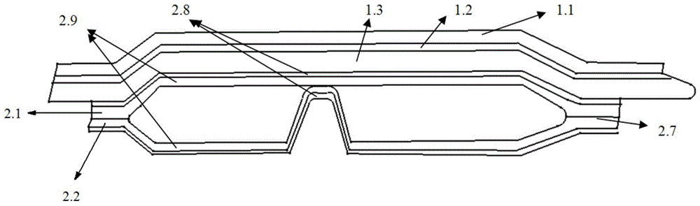 A carpet assembly with a load-carrying air duct and a production method for an air duct under the carpet