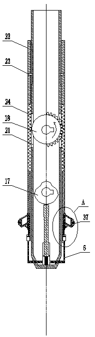 Intermittent-type downhole tractor
