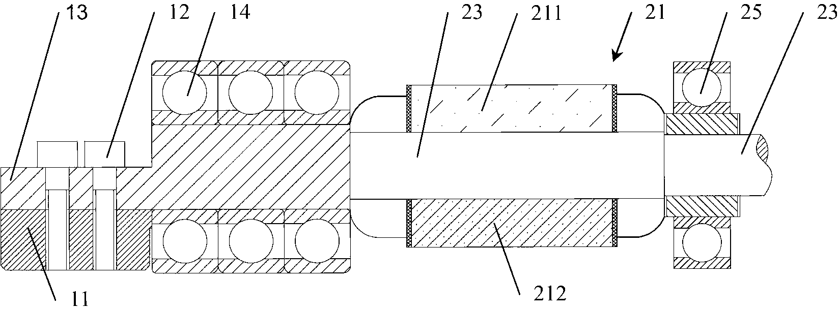 Motor and concrete vibrating rod using same