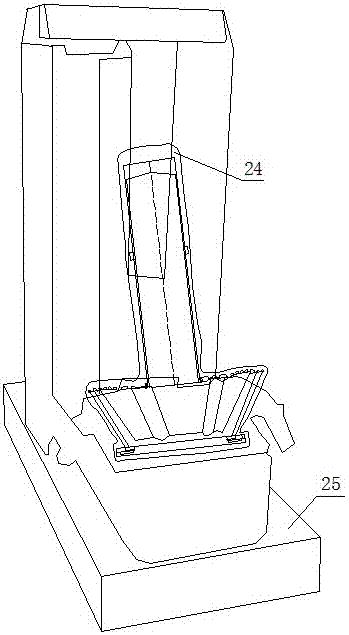 Vacuum locking device for umbrella-shaped drill bit