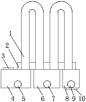 Heat exchanger of indirect hot-blast stove