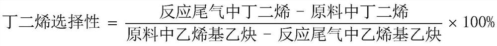 A kind of carbon tetrayne selective hydrogenation to butadiene catalyst and preparation method and application