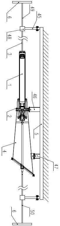 Coal mine one-way receiving and two-way spraying flame-retardant explosion-proof device