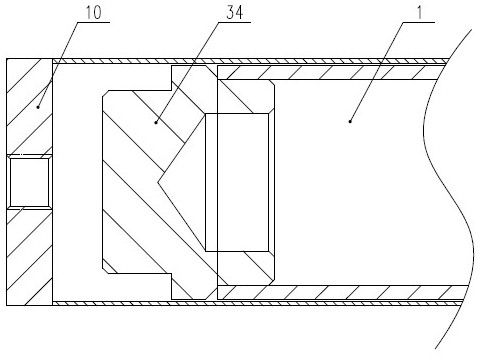 Coal mine one-way receiving and two-way spraying flame-retardant explosion-proof device