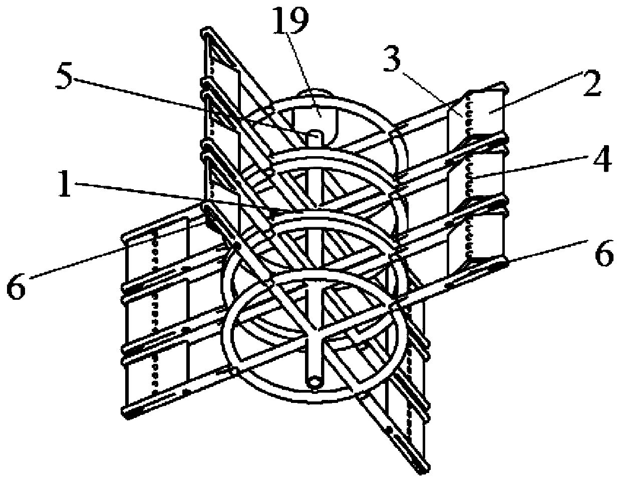 Power generation device capable of comprehensively utilizing wave energy and ocean current energy