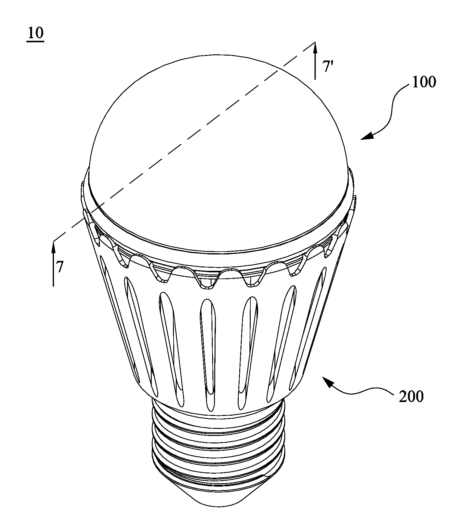 Detachable bulb