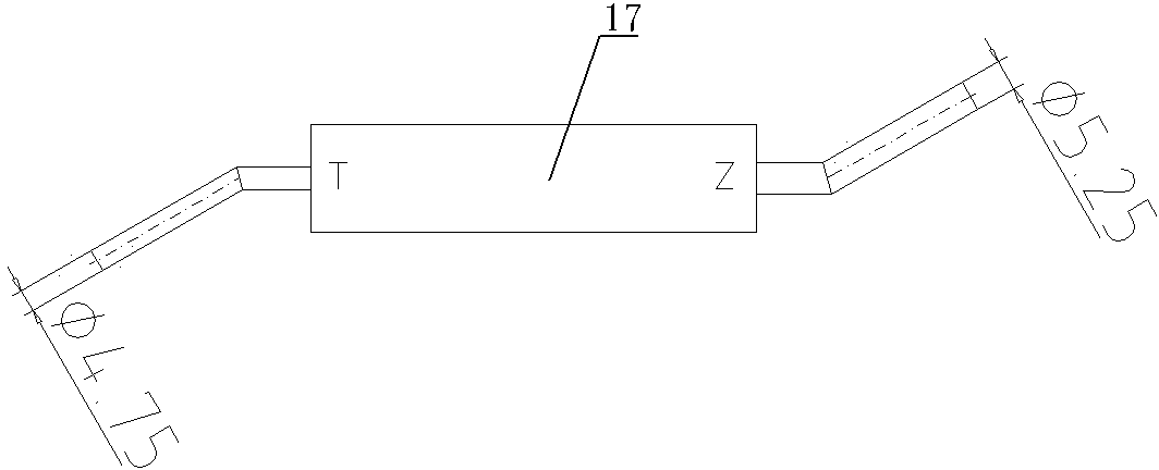 Fixture structure of inner plate of automobile left longitudinal beam