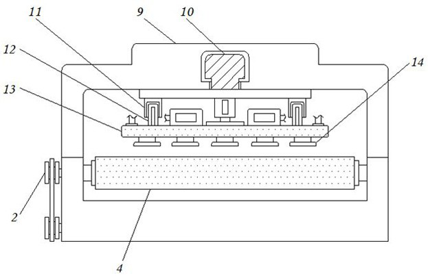 Feeding device and feeding method of SCARA robot on engraving production line