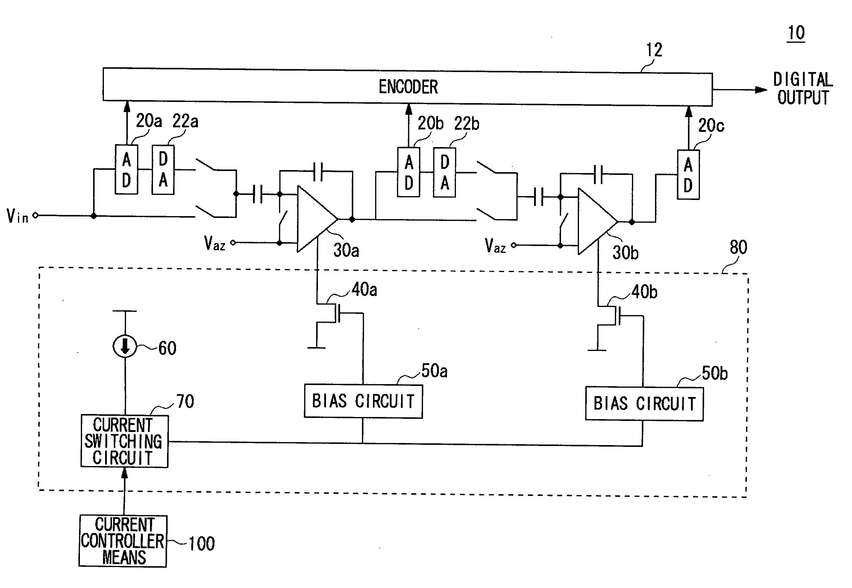 Current control method and application thereof