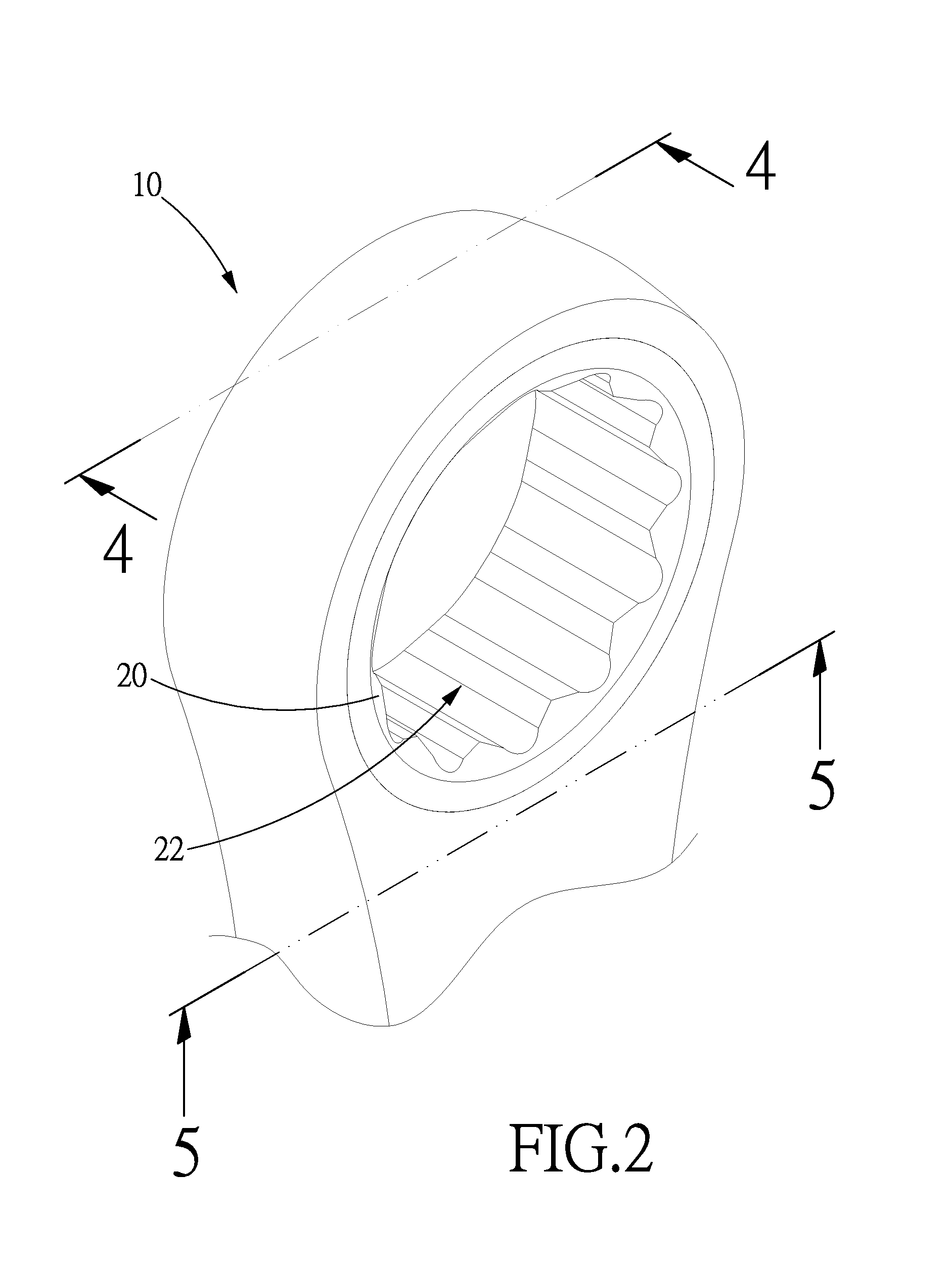 One-way wrench having a catching device with two catches and a catch holder and having differential teeth