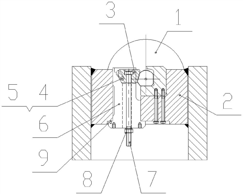 A knife seat device