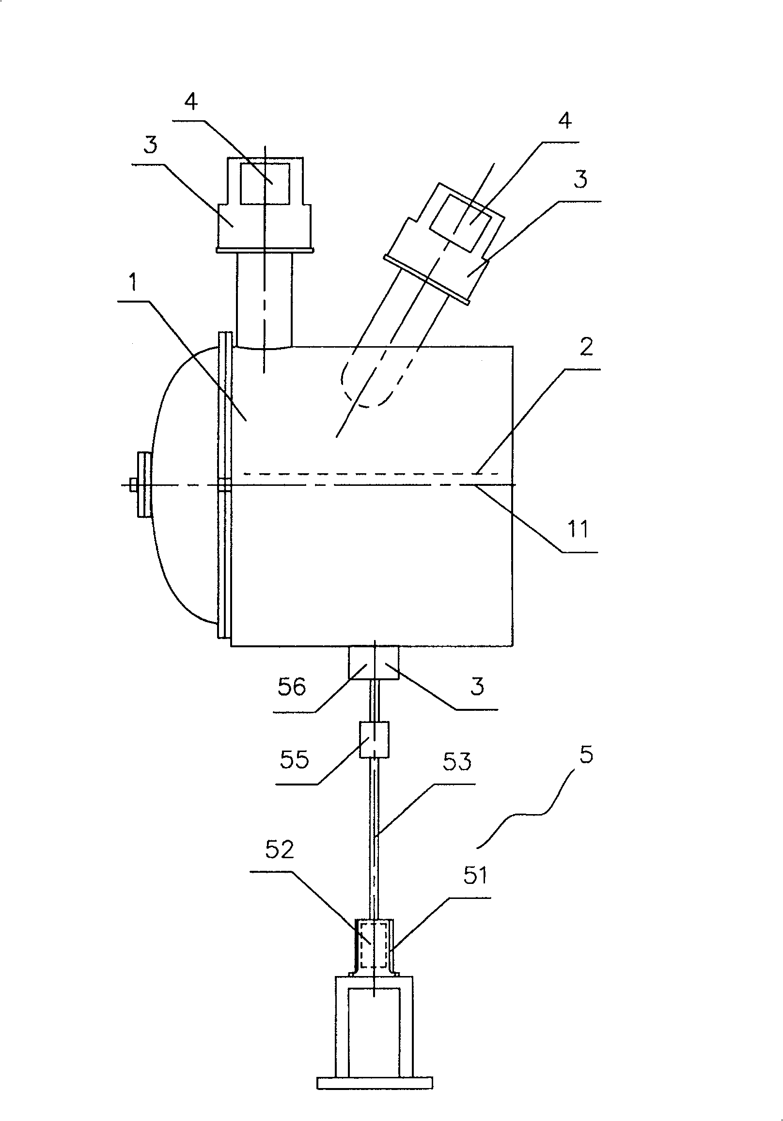 Method for surface treatment of carbide cutter by broad-beam N ion and device thereof